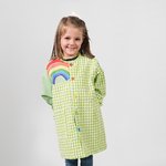 SMOCK WITH BUTTON CLOSURE RAINBOW CHEESECLOTH ANTIBACTERIAL
