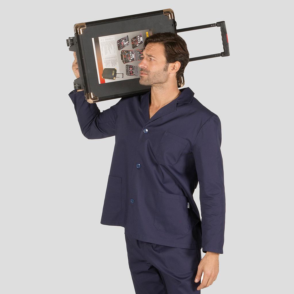 ROUPÃO HOMEM SAHARIANA M/L SARJA CORES - Imagem