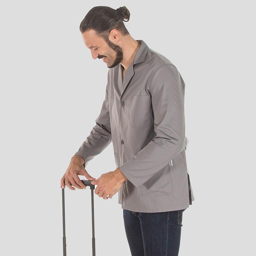 ROUPÃO HOMEM SAHARIANA M/L SARJA CORES - Imagem