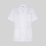 TUNIQUE FEMME BLANCHE MANCHES COURTES
