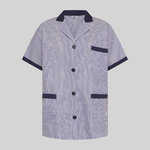 TUNIQUE FEMME VICHY MANCHES COURTES BI COLORE
