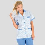 CAMICE DONNA CORTA VICHY M/C COMBINATA
