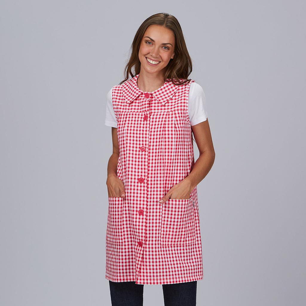 ROUPÃO SENHORA S/MANGA VICHY BAMBULA ADULTO - Imagem