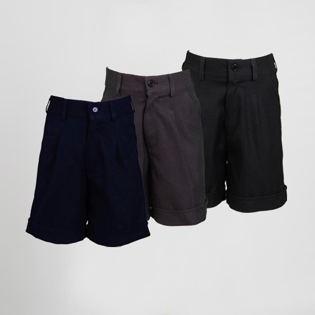 BERMUDAS MÍDIAS ELÁSTICO E COM FECHO DE CORRER - Imagem
