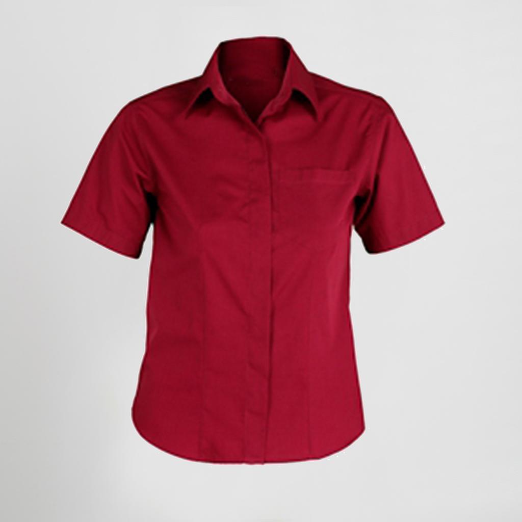 BLUSA SENHORA BOTÃO OCULTO M/CURTA - Imagem