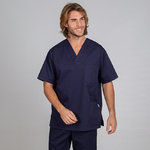 BLOUSE SANITARY UNISEX V-NECK COLOURS
