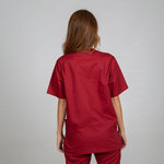 BLOUSE SANITARY UNISEX V-NECK COLOURS
