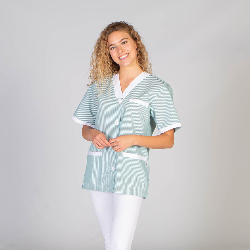 BLUSA PESSOAL DE SAÚDE UNISSEXO BICO ABERTO VICHE COMBINADA/COMBINADO - Imagem