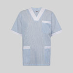 BLUSA SANITARIO UNISEX PICO VICHY COMBINADA