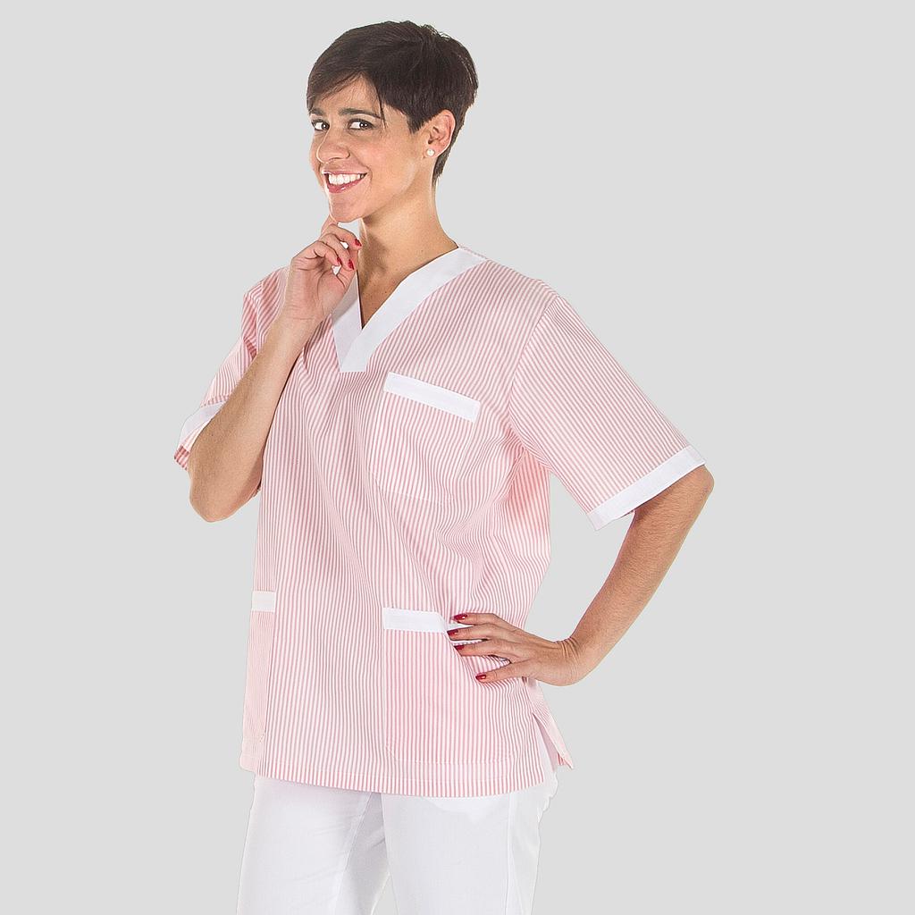 BLUSA PESSOAL DE SAÚDE UNISSEXO BICO VICHE COMBINADA/COMBINADO - Imagem