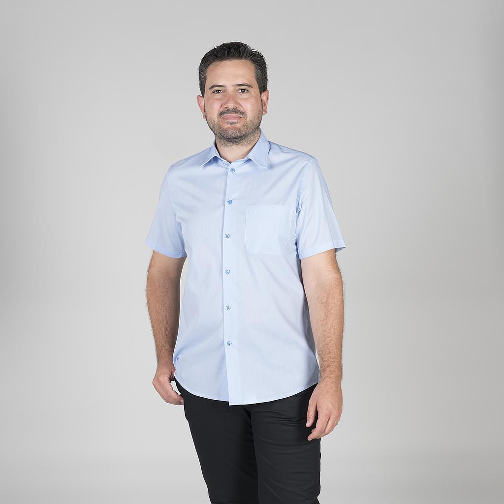 CAMISA HOMEM 1 BOLSO M/CURTA - Imagem
