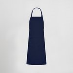 APRON WITH BIB AND POCKET 90x75 CM TWILL
