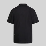 CHAQUETA COCINA UNISEX POPELIN FINO NEGRO M/C
