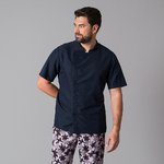 VESTE CUISINE HOMME RIVERA MANCHES COURTES 