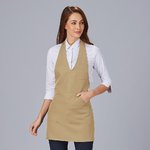 AVENTAL BISTRO SARJA POLIÉSTER 80X65 CM