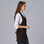 DELANTAL BISTRO SARGA POLIESTER 80X65 CM