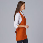 DELANTAL BISTRO SARGA POLIESTER 80X65 CM