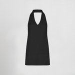 DELANTAL BISTRO ESCOTE PICO BOLSILLO CENTRO 80X65 CM
