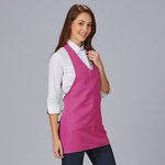 DELANTAL BISTRO ESCOTE PICO BOLSILLO CENTRO 80X65 CM