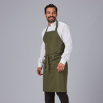 GREMBIULE PETTORINA E TASCA TWILL POLIESTER 90X75 CM
