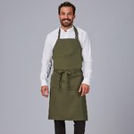 GREMBIULE PETTORINA E TASCA TWILL POLIESTER 90X75 CM
