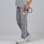 TROUSERS UNISEX WITH BIAS AND POCKETS
