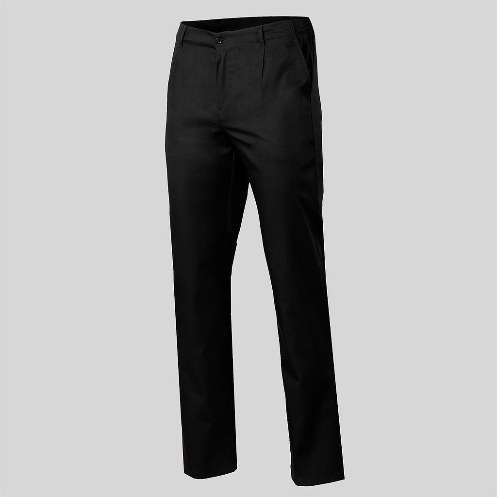 CALÇAS PESSOAL DE SAÚDE SARJA PRETA/PRETO BOLSOS - Imagem
