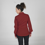 BLOUSE WOMAN GRANDAD COLLAR L/SLEEVED