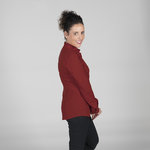 BLOUSE WOMAN GRANDAD COLLAR L/SLEEVED