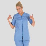 BLOUSE WOMAN ZIP SICILIA S/S