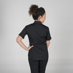 BLOUSE FEMME COL MAO M/COURTE