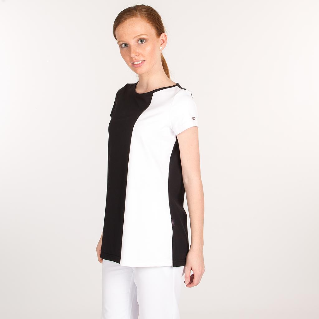 BLUSA DE MULHER HAWAI PRETA - Imagem