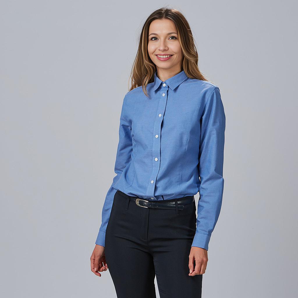 CAMISA SENHORA M/L OXFORD - Imagem