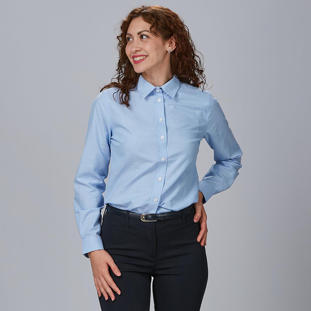 CAMISA SENHORA M/L OXFORD REDLINE - Imagem