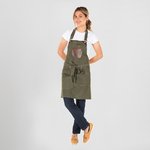 APRON WITH BIB TENERE 74X80 CM
