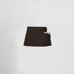 GREMBIULE S/PETTORINA CORTO C/TASCHE BRETELLE COTONE 30X60 CM BIANCO

