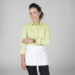 AVENTAL S/PEITO CURTO C/BOLS. FITAS ALGODÃO 30X60 CM