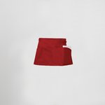 DELANTAL S/PETO CORTO C/BOLS. CINTAS ALGODON 30X60 CM