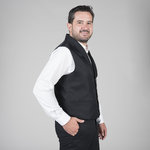 GILET CAMERIERE C/SMOKING NERO
