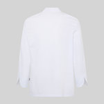 CHAQUETA COCINA UNISEX BOTON FORRADO M/L BLANCA