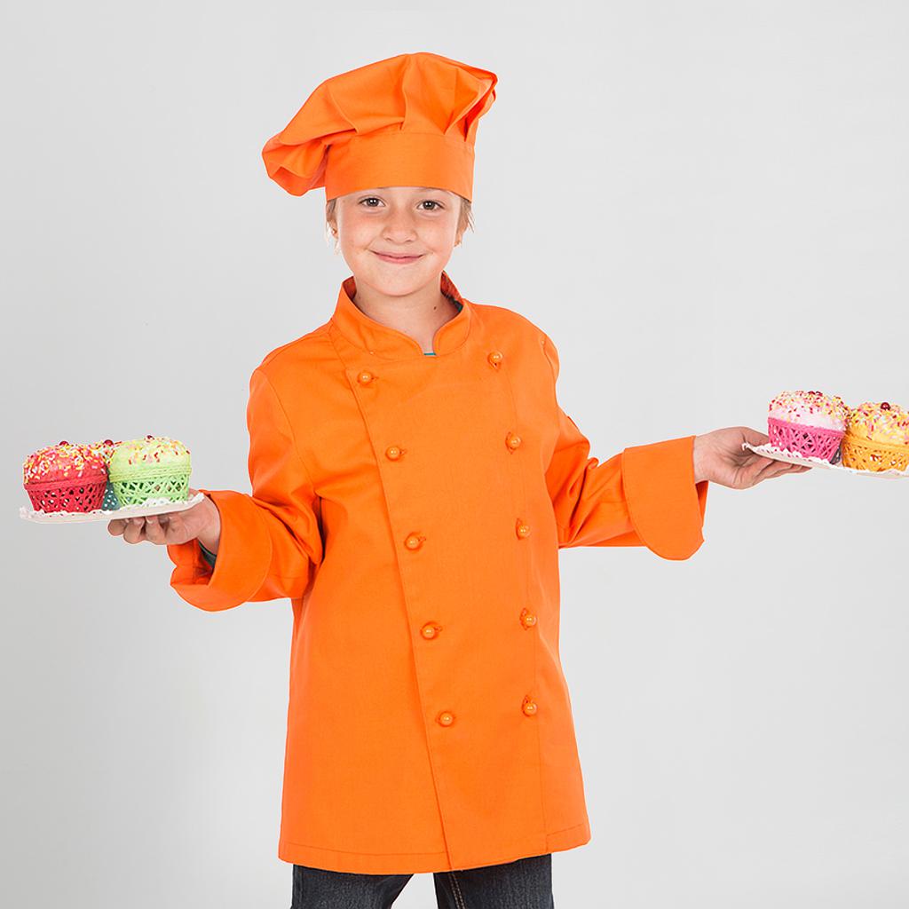 CASACO COZINHEIRO INFANTIL COR - Imagem