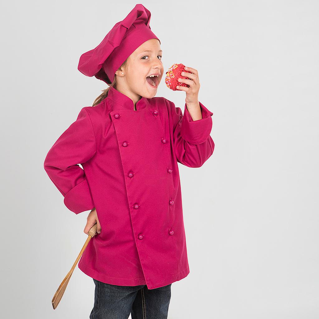 CASACO COZINHEIRO INFANTIL COR - Imagem