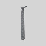 TIE WITH KNOT SLIM HESSIAN
