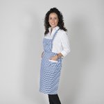 APRON WITH LACE EDGING 80X54 CM (WHITE OR VICHY) 