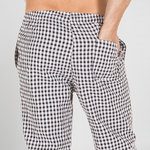 TROUSERS CHEESECLOTH UNISEX ELASTIC BAND+OUTER DRAWSTRING
