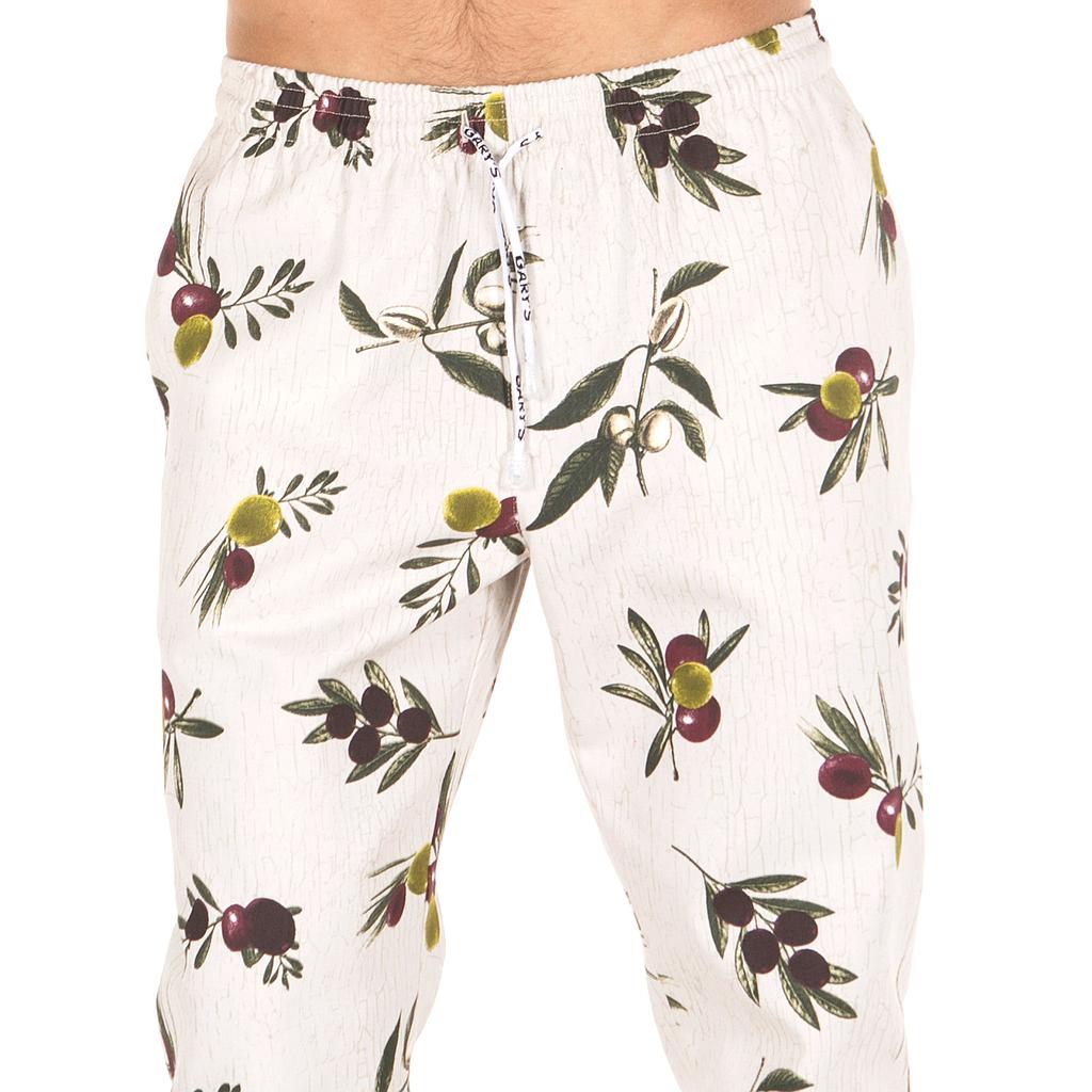 CALÇAS COZINHA UNISSEXO ELÁSTICO+CORDÃO EXTERIOR - Imagem