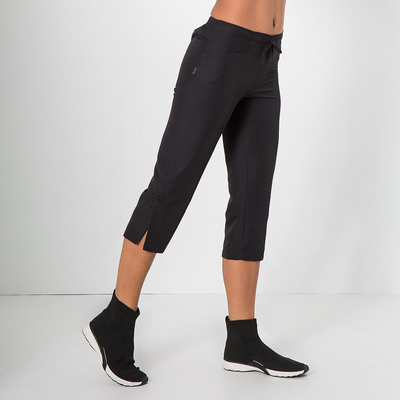 TROUSERS WOMAN WITH ADJUSTMENT RIBBON SIDE SPLIT
