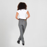 TROUSERS WOMAN DENIM MID-RISE
