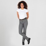 TROUSERS WOMAN DENIM MID-RISE
