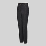 TROUSERS WOMAN DENIM MID-RISE
